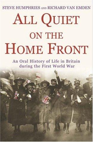 Cover for All quiet on the home front