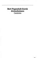 Cover for Dreizehntanz