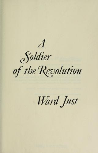 Cover for A soldier of the revolution