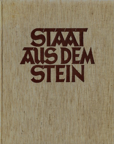 Cover for Staat aus dem Stein