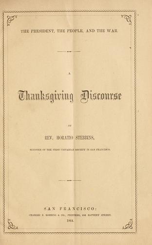 Cover for The President, the people, and the war.