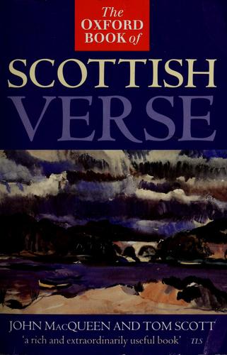 Cover for The  Oxford book of Scottish verse