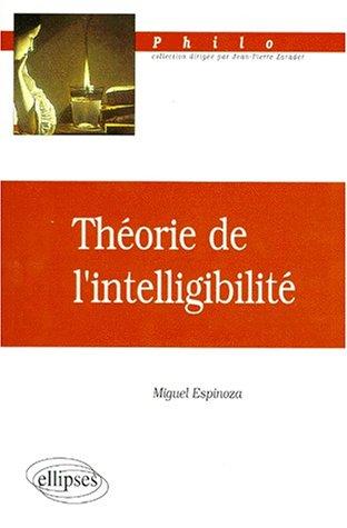 Cover for Théorie de l'intelligibilité
