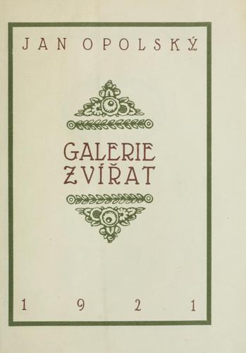 Cover for Galerie zvíat