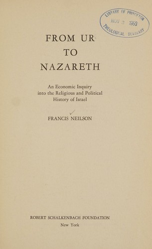 Cover for From Ur to Nazareth