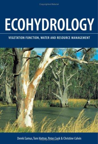 Cover for Ecohydrology