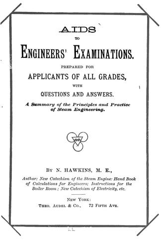 Cover for Aids to engineers' examinations