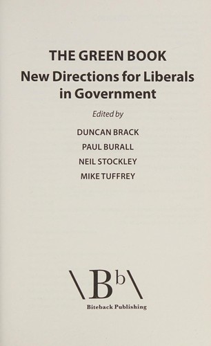 Cover for The green book