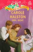 Cover for Mrs Right  (Transformations)