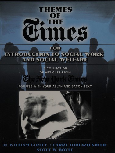 Cover for Themes of the Times for introduction to social work and social welfare