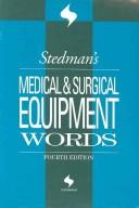 Cover for Stedman's medical & surgical equipment words.