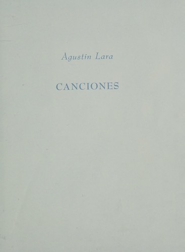 Cover for Canciones