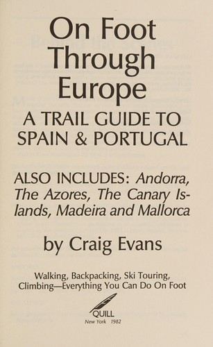 Cover for On foot through Europe