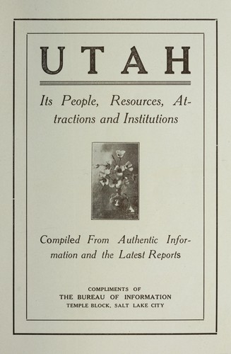 Cover for Utah