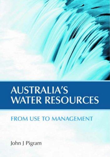 Cover for Australia's Water Resources