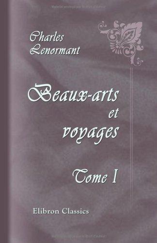 Cover for Beaux-arts et voyages