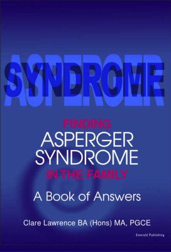 Cover for Finding Aspergers Syndrome in the Family - a Book of Answers (Emerald Guides)