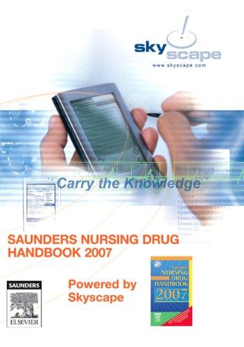 Cover for Saunders Nursing Drug Handbook 2007 - CD-ROM PDA Software Powered by Skyscape
