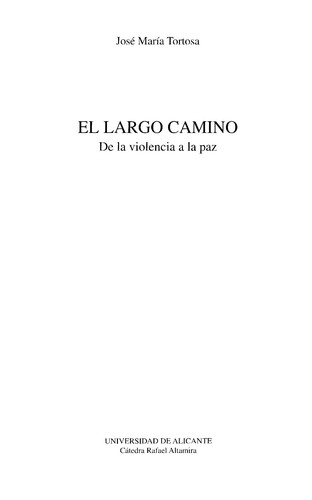 Cover for El largo camino