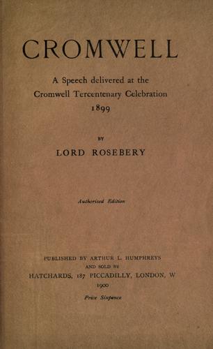 Cover for Cromwell