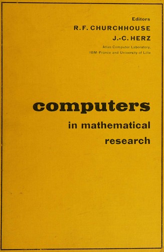 Cover for Computers in mathematical research.