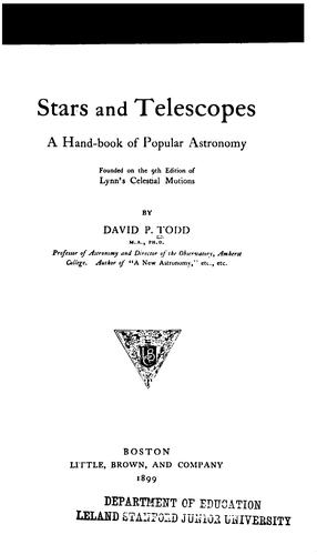 Cover for Stars and telescopes
