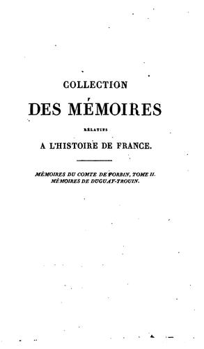 Cover for Mémoires de Duguay-Trouin