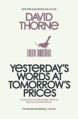 Cover for Yesterday's Words at Tomorrow's Prices