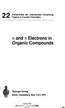 Cover for [Sigma] and [pi] electrons in organic compounds
