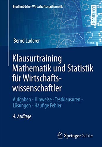 Cover for Klausurtraining Mathematik und Statistik für Wirtschaftswissenschaftler