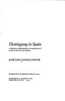 Cover for Hemingway in Spain