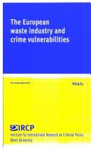 Cover for The European waste industry and crime vulnerabilities