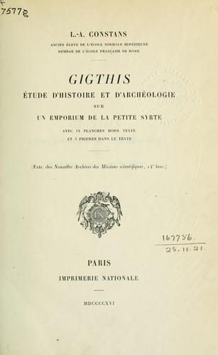 Cover for Gigthis