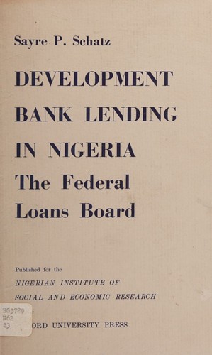 Cover for Development bank lending in Nigeria