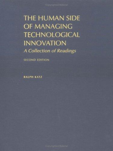 Cover for The human side of managing technological innovation