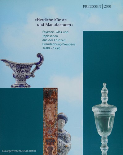 Cover for "Herrliche Künste und Manufacturen"