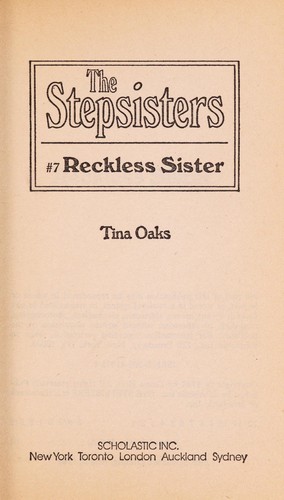 Cover for Reckless sister
