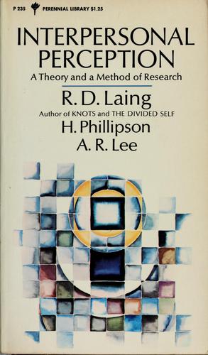 Cover for Interpersonal perception