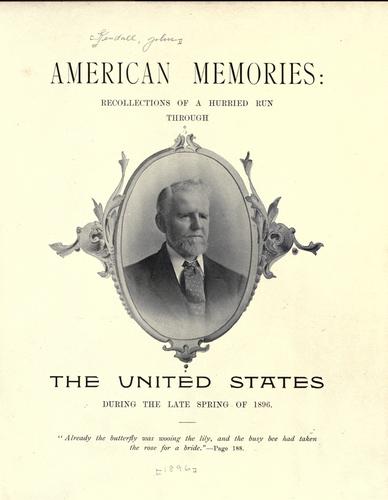Cover for American memories