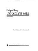 Cover for Cooling and heating load calculation manual