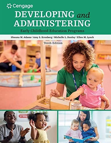 Cover for Developing and Administering an Early Childhood Education Program