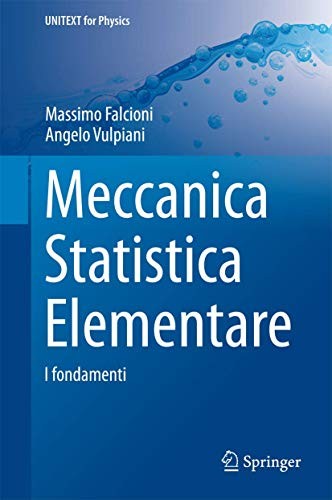 Cover for Meccanica Statistica Elementare