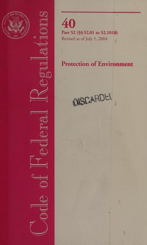 Cover for Cfr 40