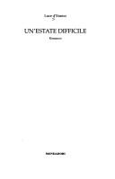 Cover for Un' estate difficile