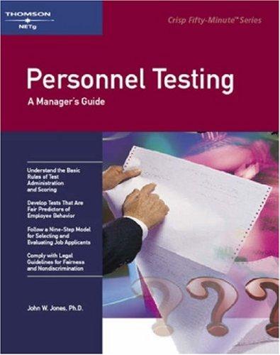 Cover for Personnel testing