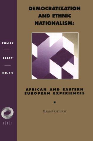 Cover for Democratization and ethnic nationalism