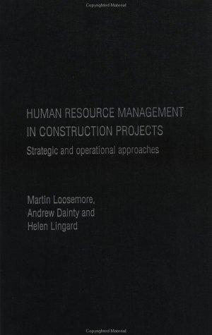 Cover for Human Resource Management in Construction Projects