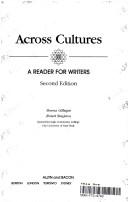 Cover for Across Cultures