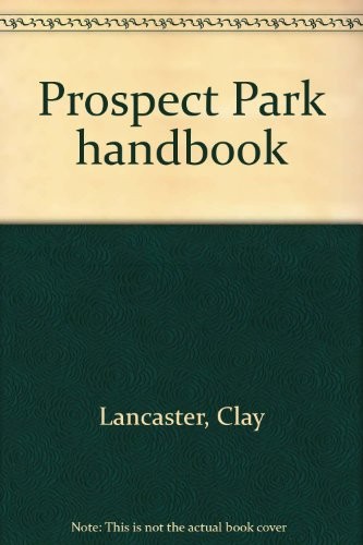 Cover for Prospect Park handbook.