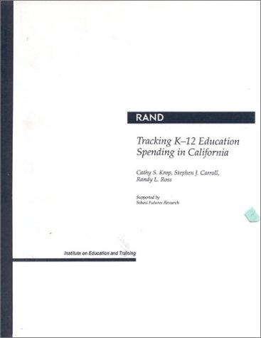 Cover for Tracking K-12 education spending in California